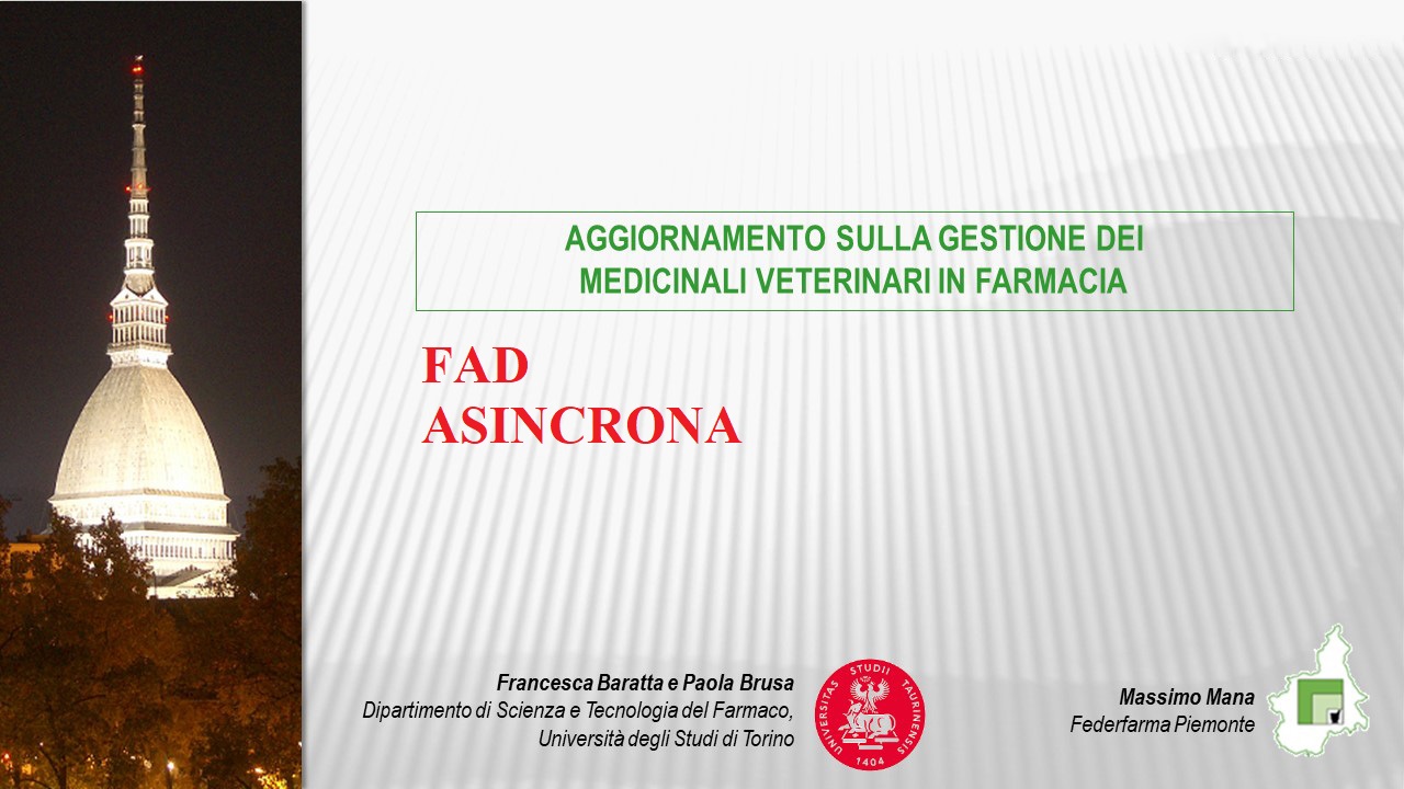 Course Image AGGIORNAMENTO SULLA GESTIONE DEI MEDICINALI VETERINARI IN FARMACIA